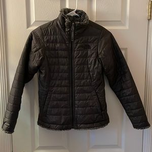 North Face Reversible Jacket Girls Size M (10/12)